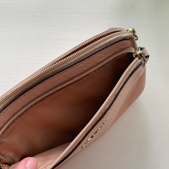 Light Pink Leather Coach Wallet/Wristlet - Picture 6 of 6